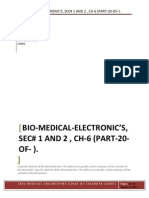 Bio-Medical-Electronic's, Sec# 1 and 2, Ch-6 (Part-20-Of - 25) .