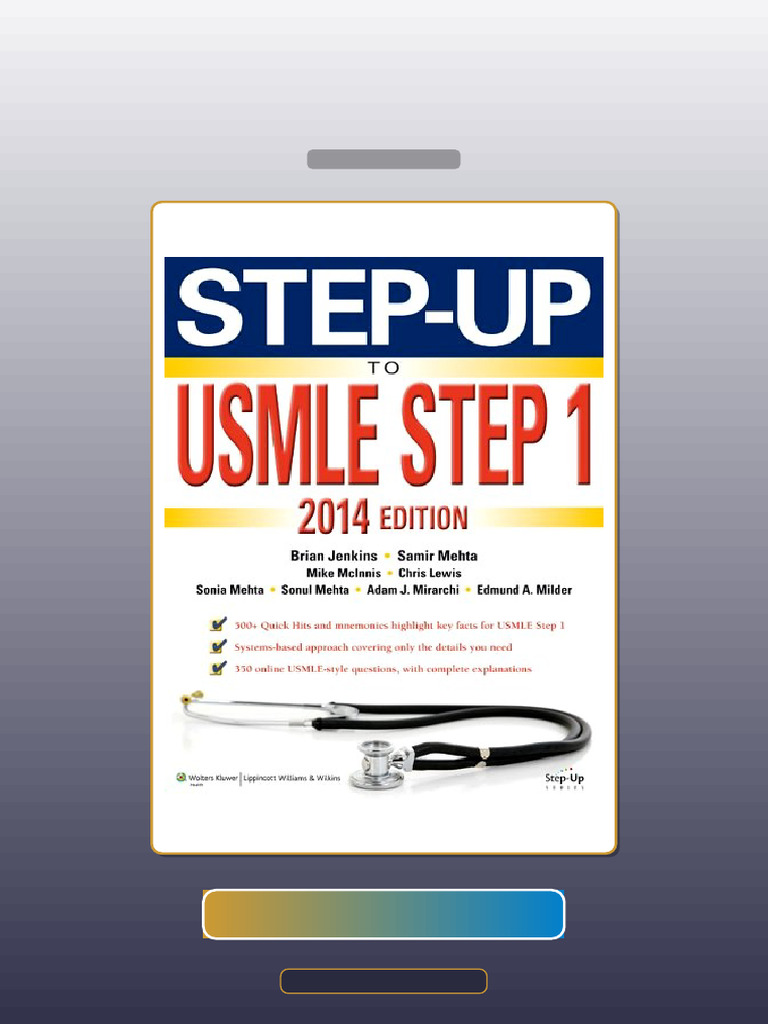 StepUp to USMLE Step 1 the 2014 Edition StepUp Series E-book Testbank ...