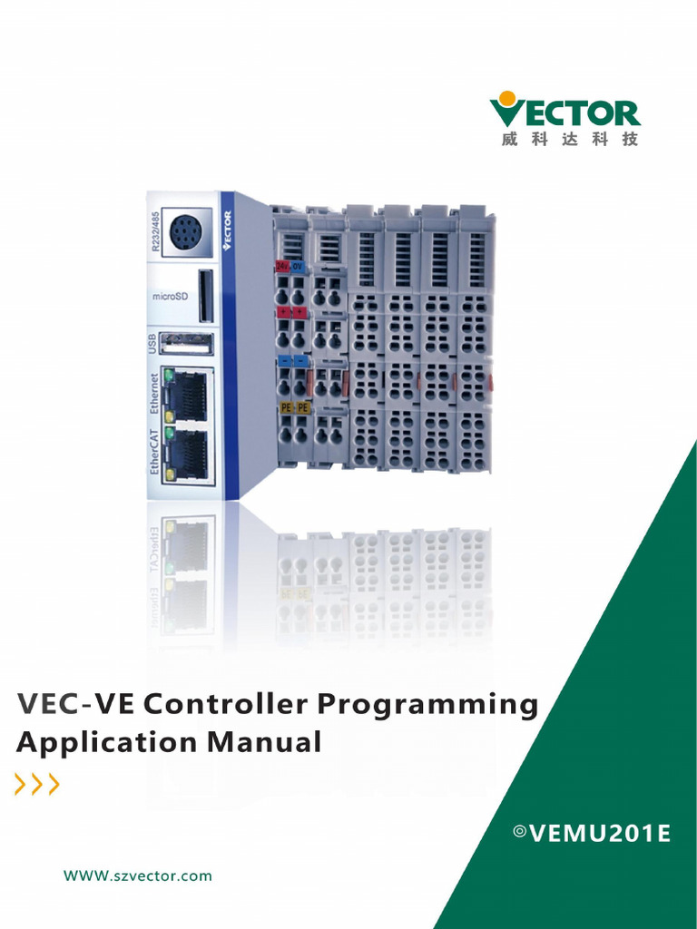 VEC-VE Controller Programming Application Manual VEMU201E | PDF ...