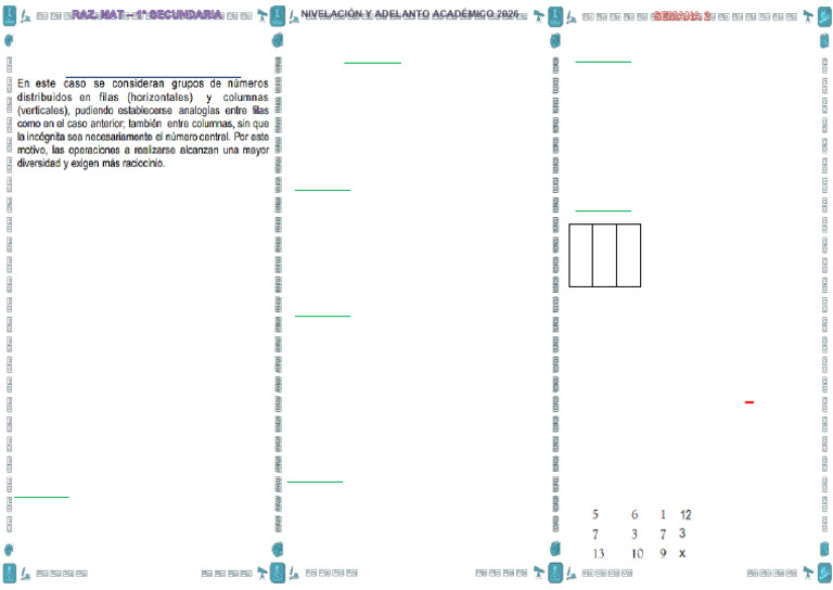 CLASE 2 - 1° SEC - RAZ.MATE (2) | PDF