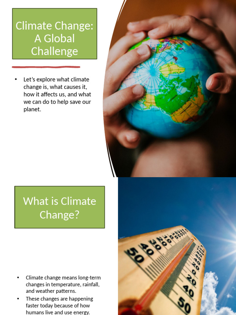 Understanding Climate Change Causes & Solutions | PDF | Climate Change ...