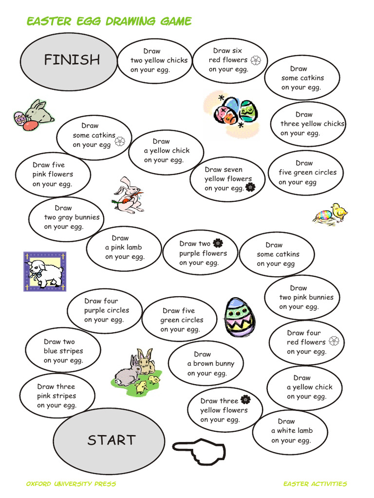 Easter Activities 2009 Plansza | PDF | Easter | Eastertide
