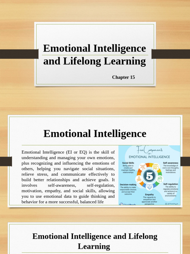 Emotional Intelligence in Lifelong Learning | PDF | Emotional ...