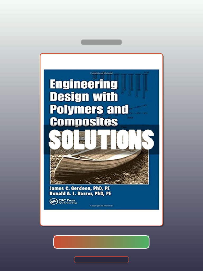 Engineering Design With Polymers and Composites 2 Ed Gerdeen E-book ...
