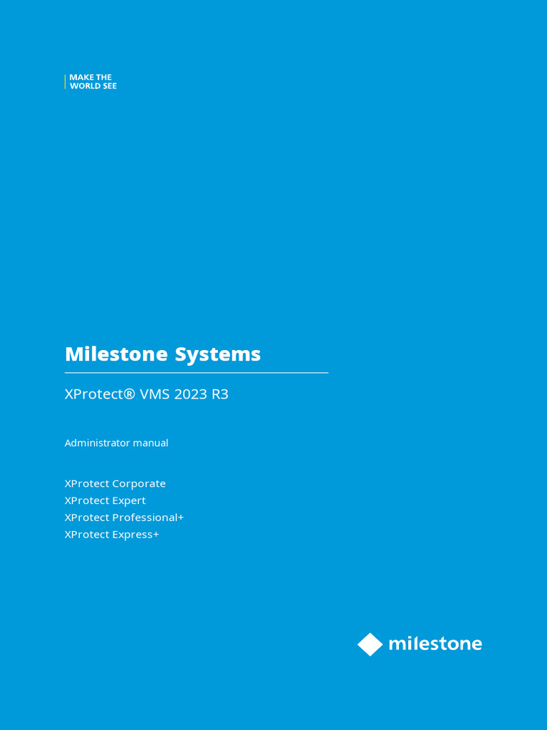 XProtect VMS 2023 R3 Admin Manual | PDF | Databases | Computer Cluster