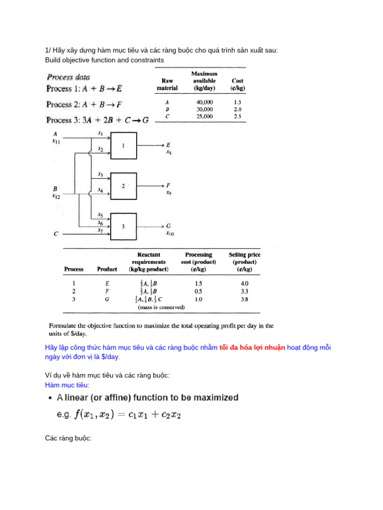 OFE - Formulation of The Objective Function | PDF