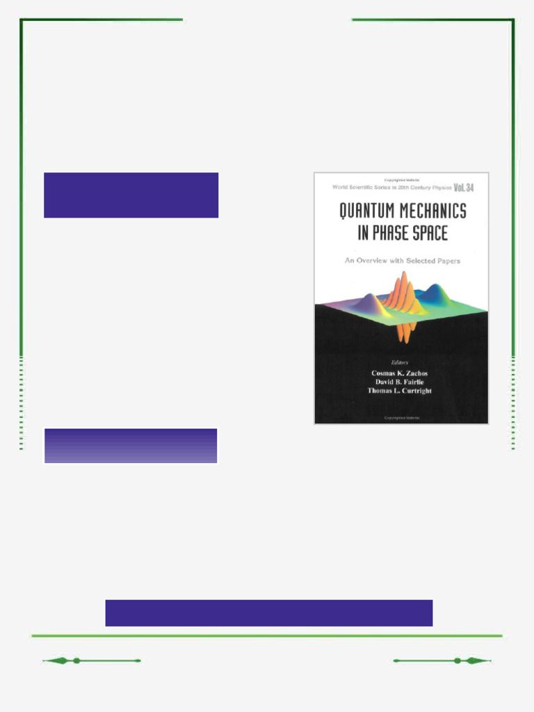 Quantum Mechanics in Phase Space An Overview with Selected Papers ...