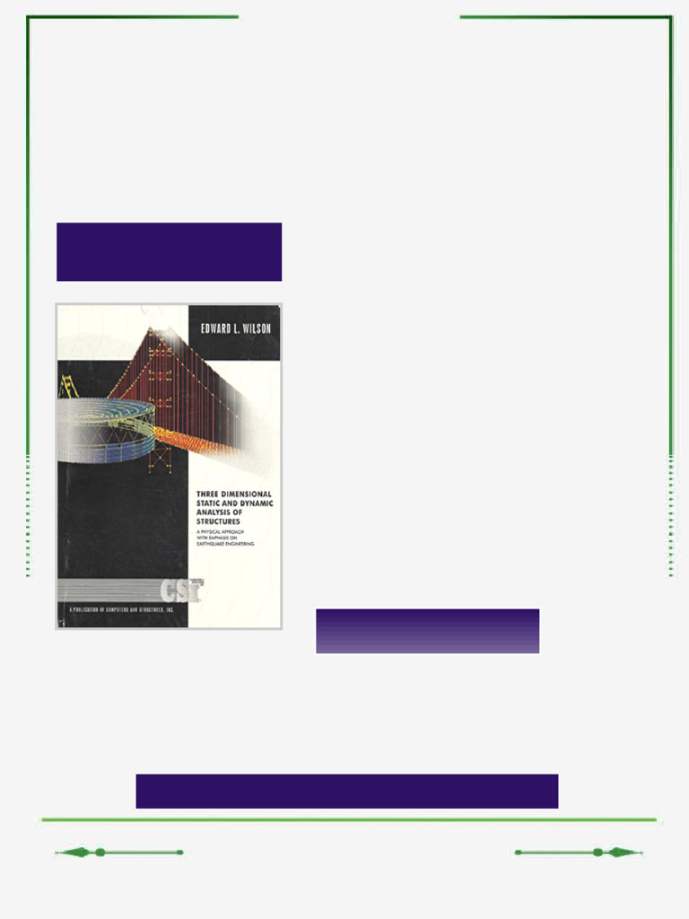 Static and Dynamic Analysis of Structures A Physical Approach with ...