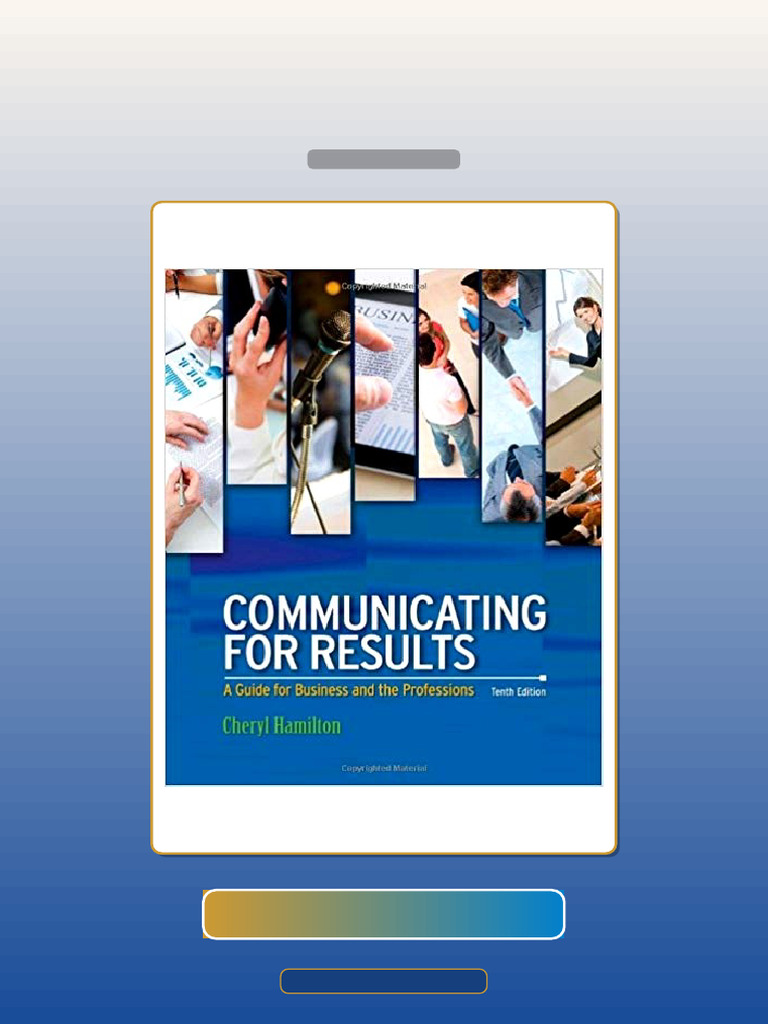 Communicating for Results 10th Edition by Cheryl Hamilton E-book ...