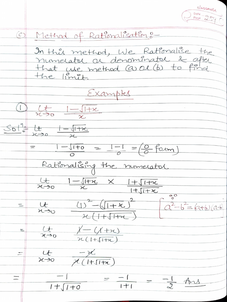 Limits 3 | PDF