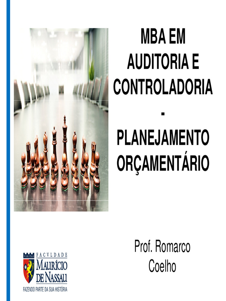 MBA em Auditoria e Controladoria | PDF | Contabilidade | Planejamento