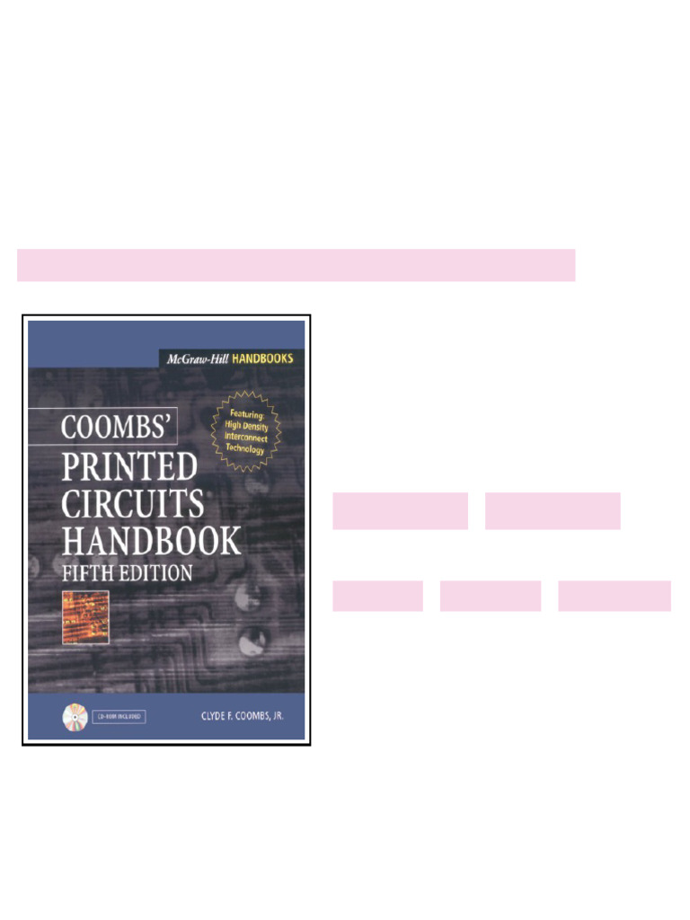 Coombs Printed Circuits Handbook 5th Edition Clyde F. Coombs Complete ...
