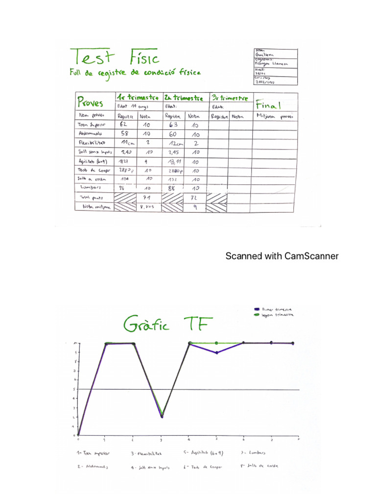 3rC Guillem Fàbregas Llaneza Testfisic | PDF