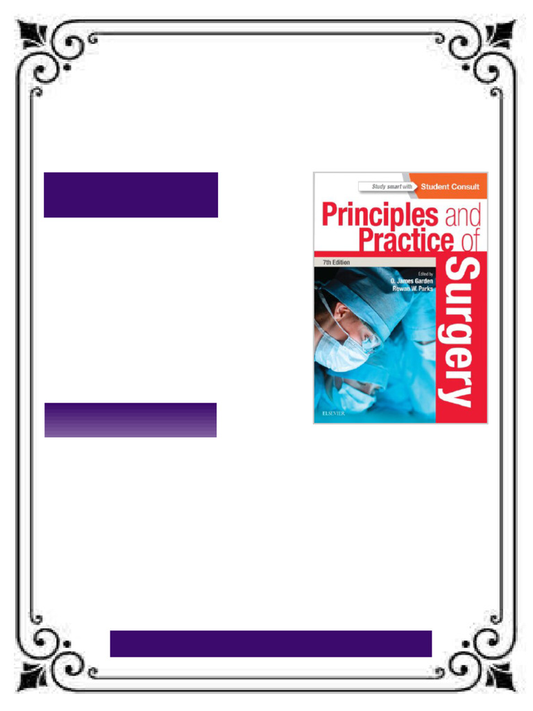 Principles and Practice of Surgery 7th Edition O. James Garden eBook ...