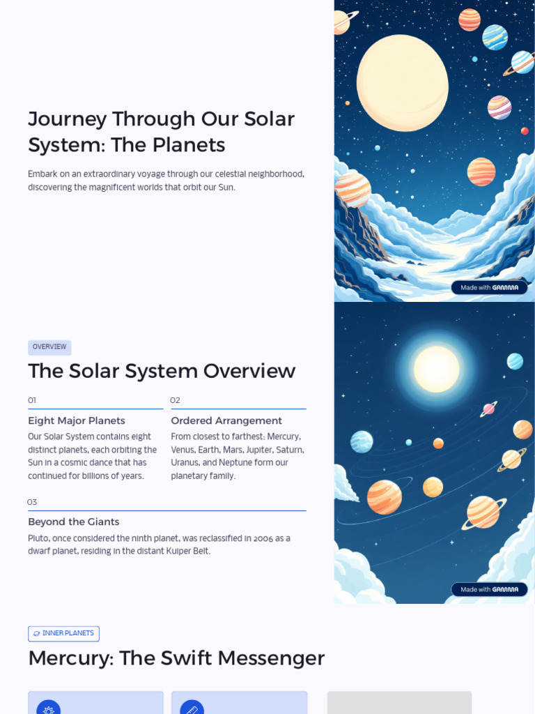 Journey Through Our Solar System the Planets | PDF