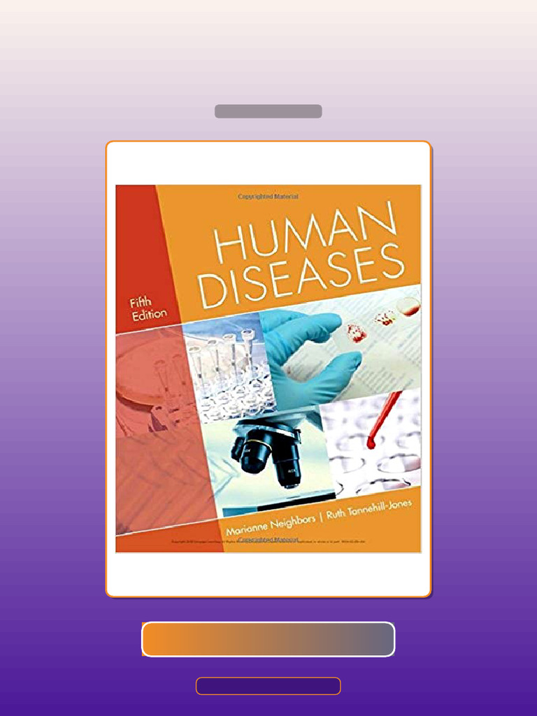 Human Diseases 5th Edition by Marianne Neighbors Ruth TannehillJones E ...