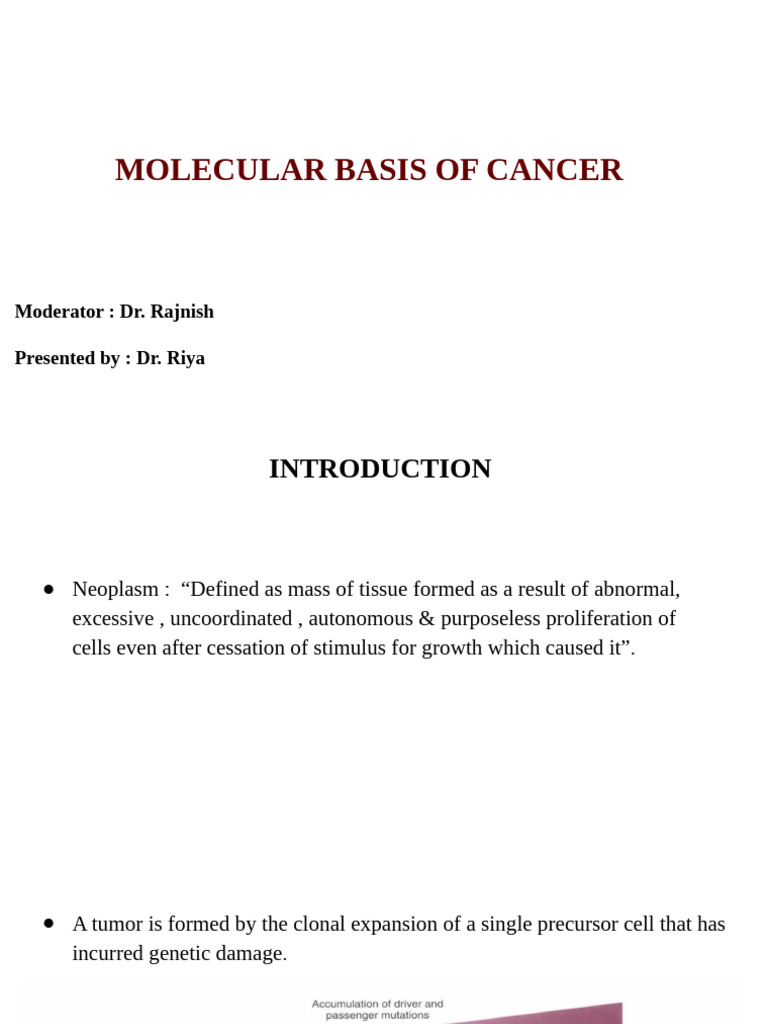 Molecular Mechanisms of Cancer Development | PDF | Neoplasms | Oncogene