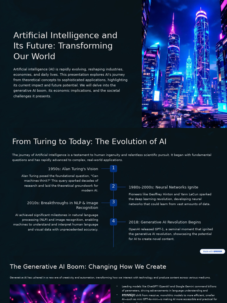 AI's Evolution and Future Impact | PDF | Artificial Intelligence ...