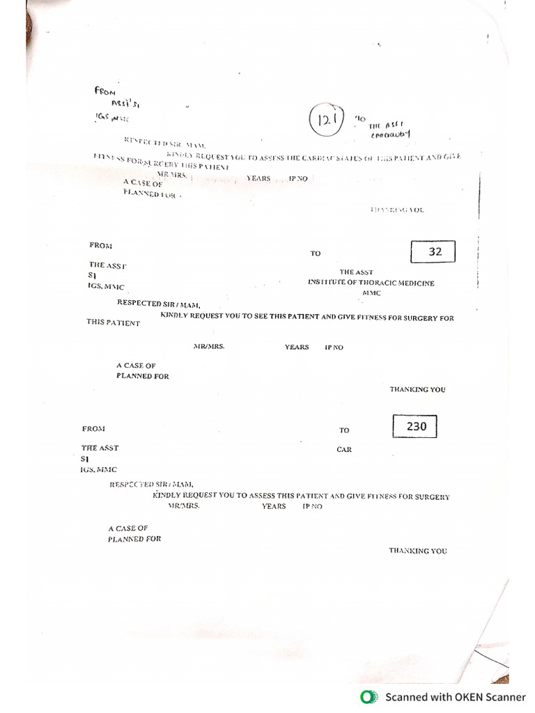 CAR Form | PDF