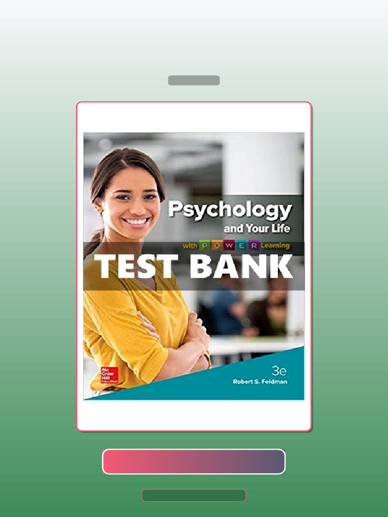 Psychology and Your Life With POWER Learning 3 Ed Feldman E-book ...