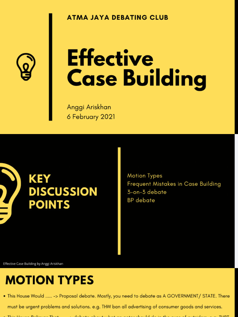 WEBBA Effective Case Building by Anggi Ariskhan | PDF