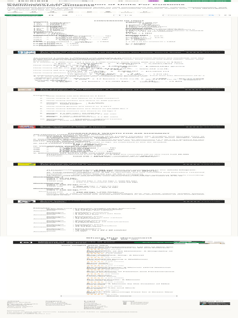 636bb00651a40 Conversion of Units For Customs Administration Students ...