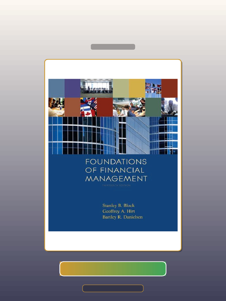 Foundations of Financial Management Block 13th Edition E-book Testbank ...