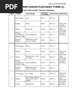 Basic 7 Term 3 Lesson Plans 2024/2025 | PDF | Translations | Vocabulary
