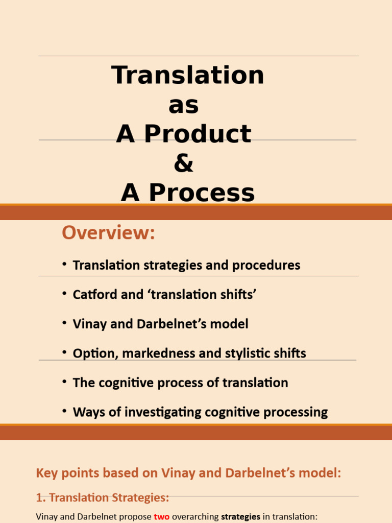 Translation Strategies and Procedures Guide | PDF | Translations ...