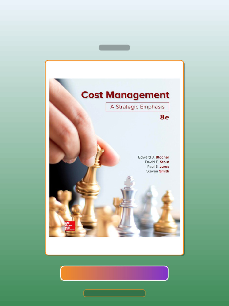 Loose Leaf for Cost Management Strategic Emphass 8th Edition E-book ...