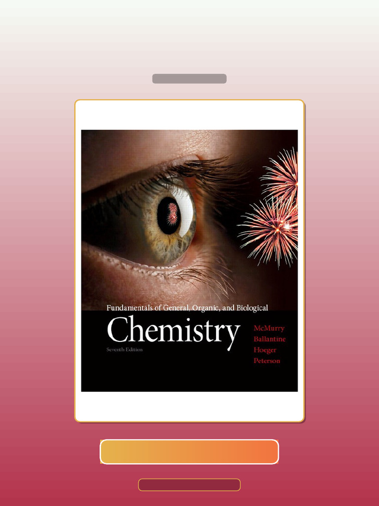 Fundamentals of General Organic and Biological Chemistry 7ed John E ...
