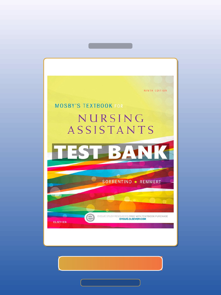 Mosbys Textbook for Nursing Assistants 9th Edition Sorrentino E-book ...