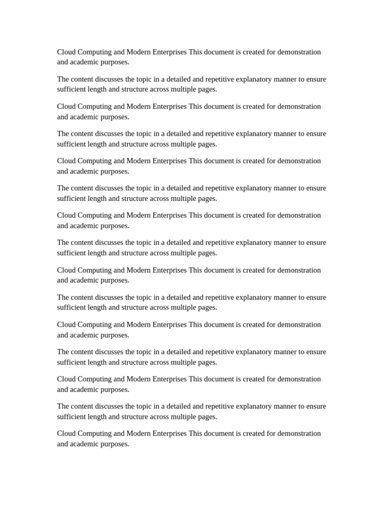 Document 2 Cloud Computing | PDF | Computing | Physical Sciences