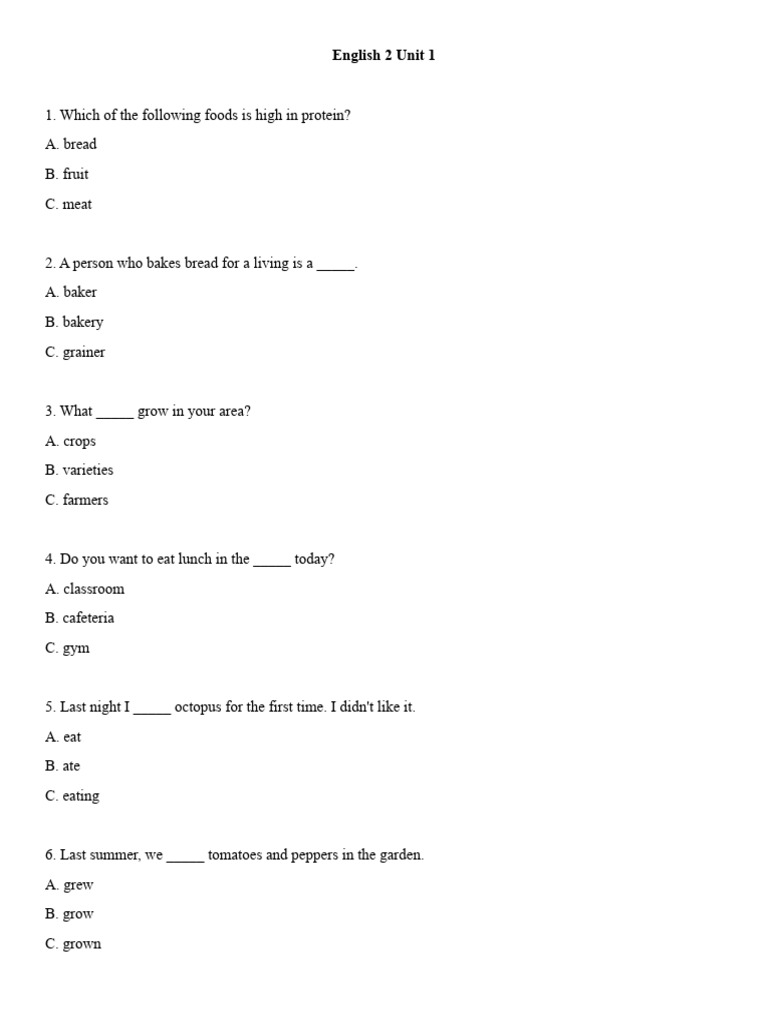 2Unit1 | PDF