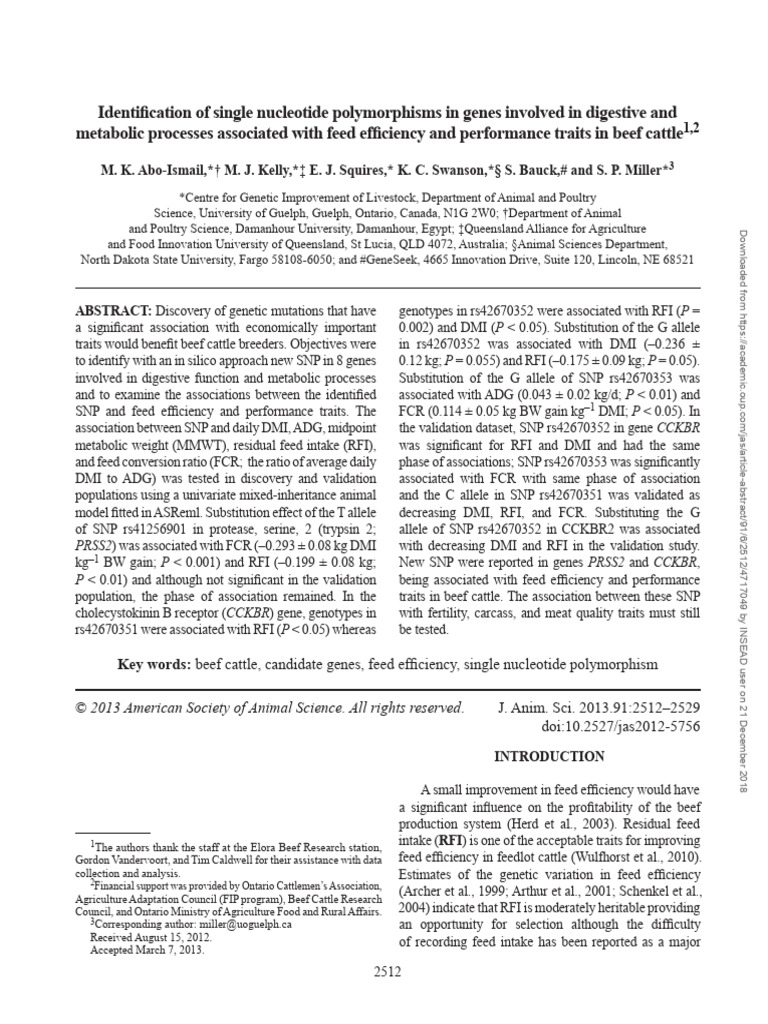 abo-ismail2013 | PDF | Single Nucleotide Polymorphism | National Center ...