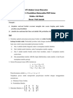 Download UTS Aljabar Linear Elementer by Wiewie Amynarthie SN98714425 doc pdf