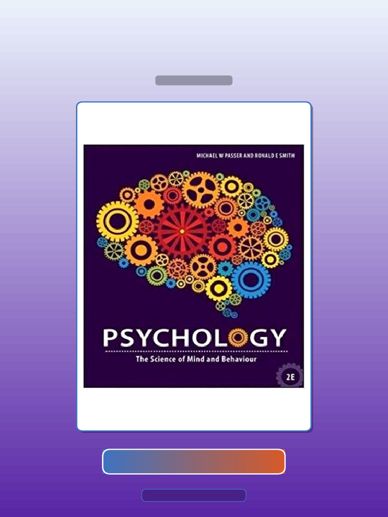 Psychology the Science of Mind and Behaviour Australia E-book Testbank ...