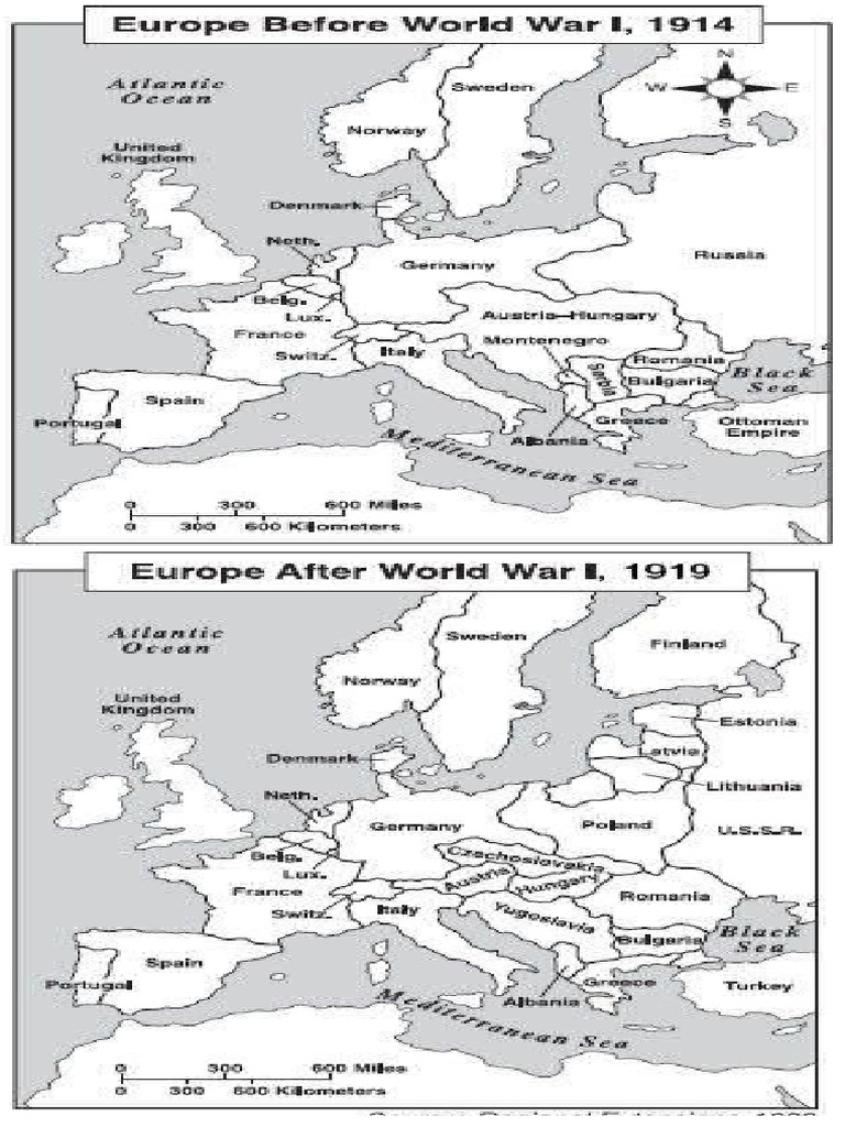 Europe Before and After World War | PDF