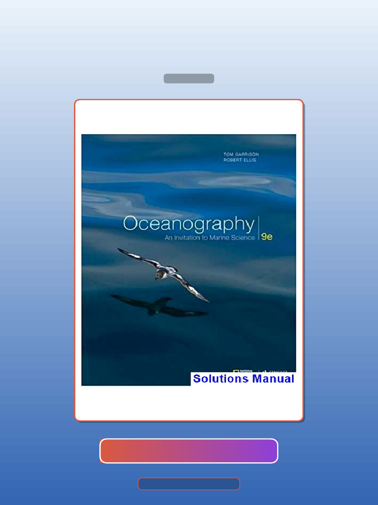 Oceanography an Invitation to Marine Science 9th Edition Garrison E ...