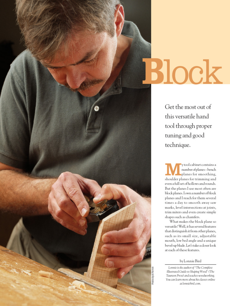 Essential Guide to Block Planes | PDF