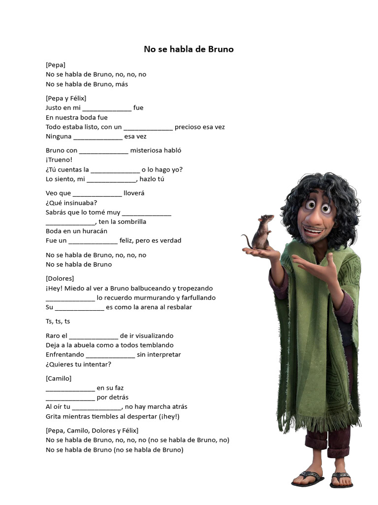 No Se Habla de Bruno | PDF