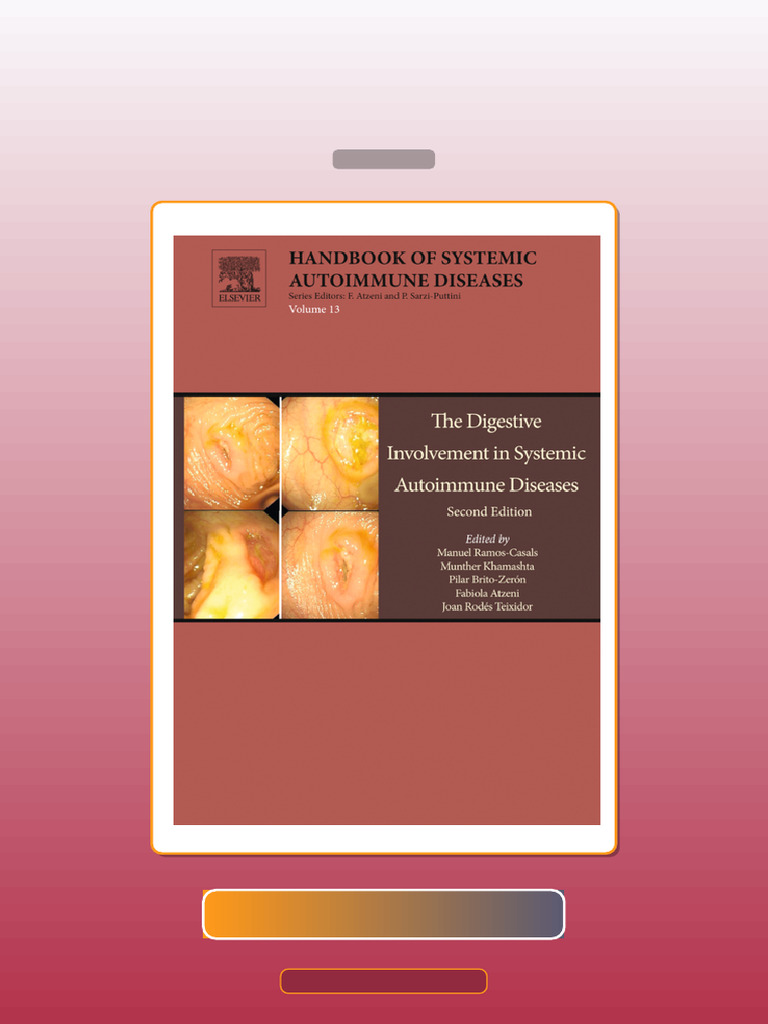 The Digestive Involvement in Systemic Autoimmune Diseass 2nd Edition E ...