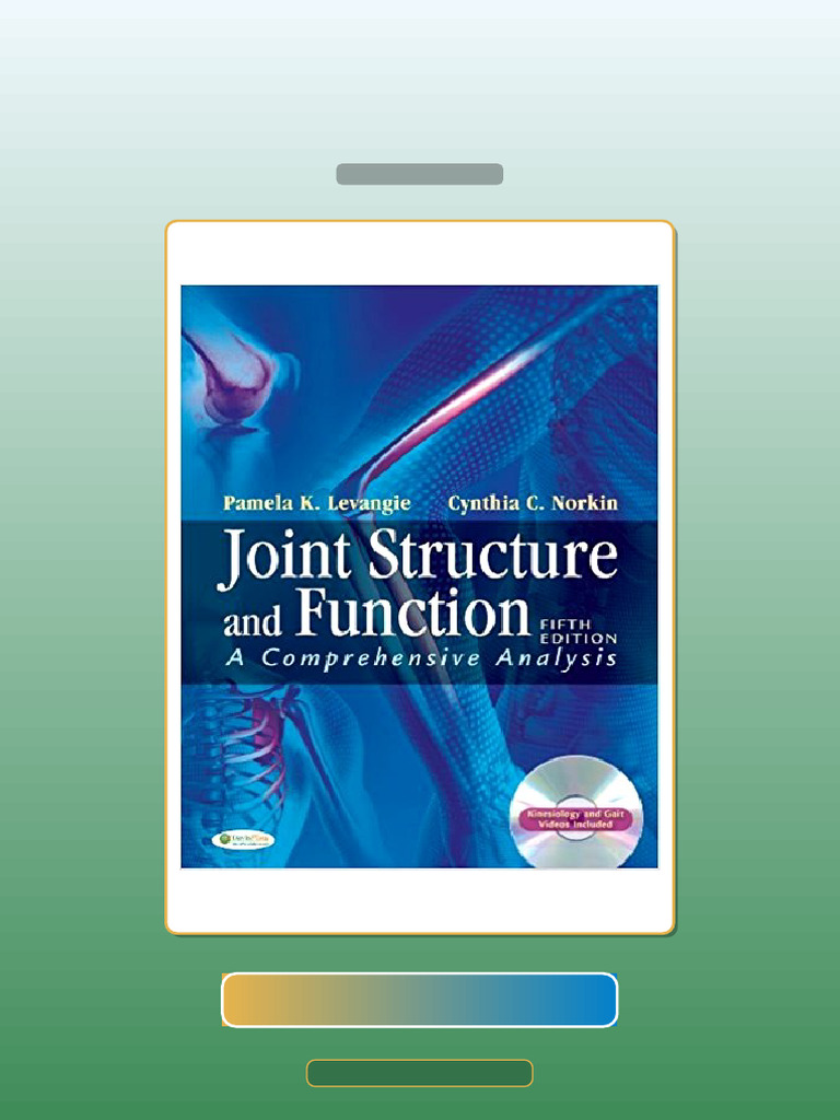 Joint Structure and Function a Comprehensive Analysis 5th Edition E ...