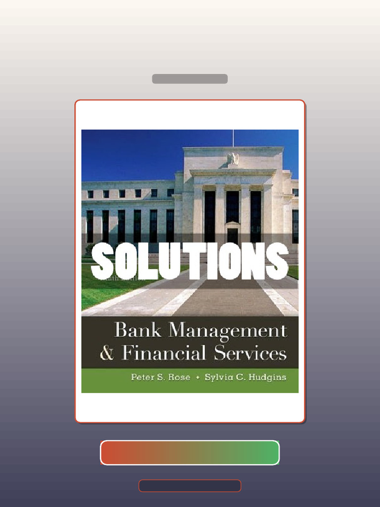 Bank Management and Financial Services 9 Ed Rose E-book Testbank ...