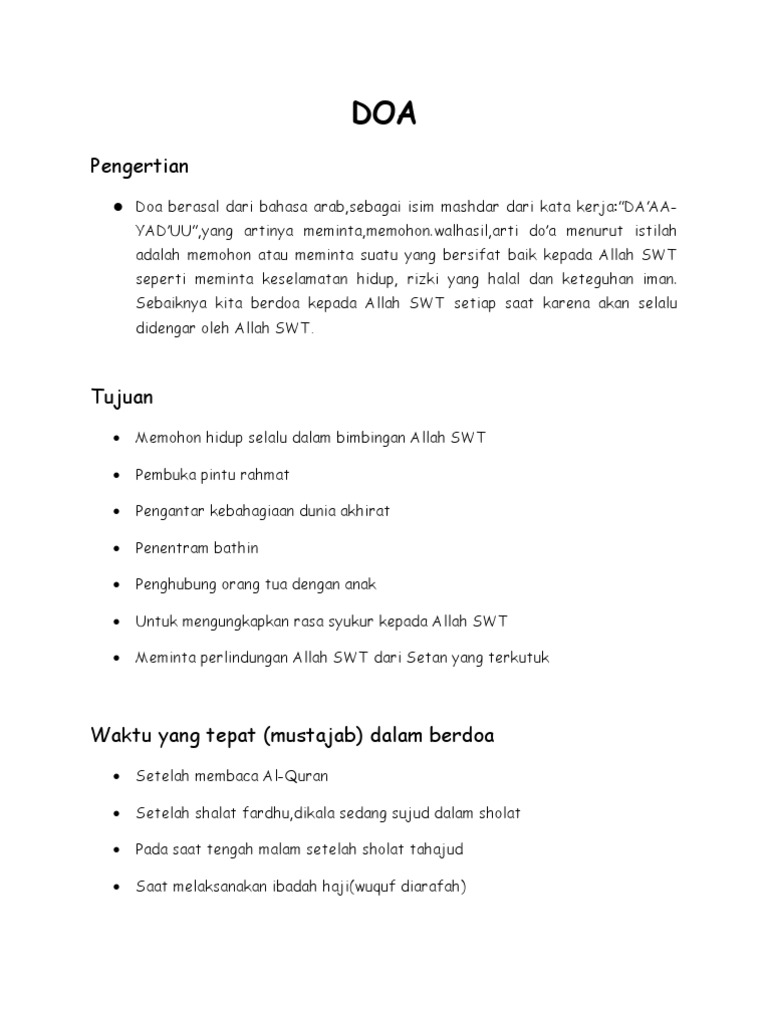 Doa Pdf
