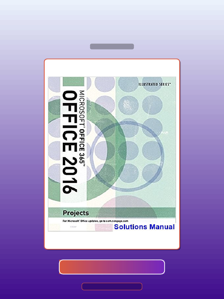 Illustrated Microsoft Office 365 and Office 2016 Projects Loose Leaf ...