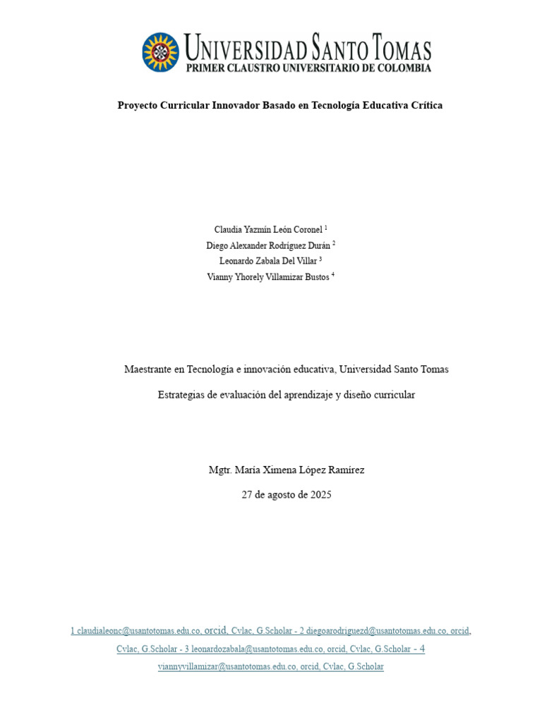 Currículo Innovador en Inglés con TIC | PDF | Plan de estudios | Enseñando