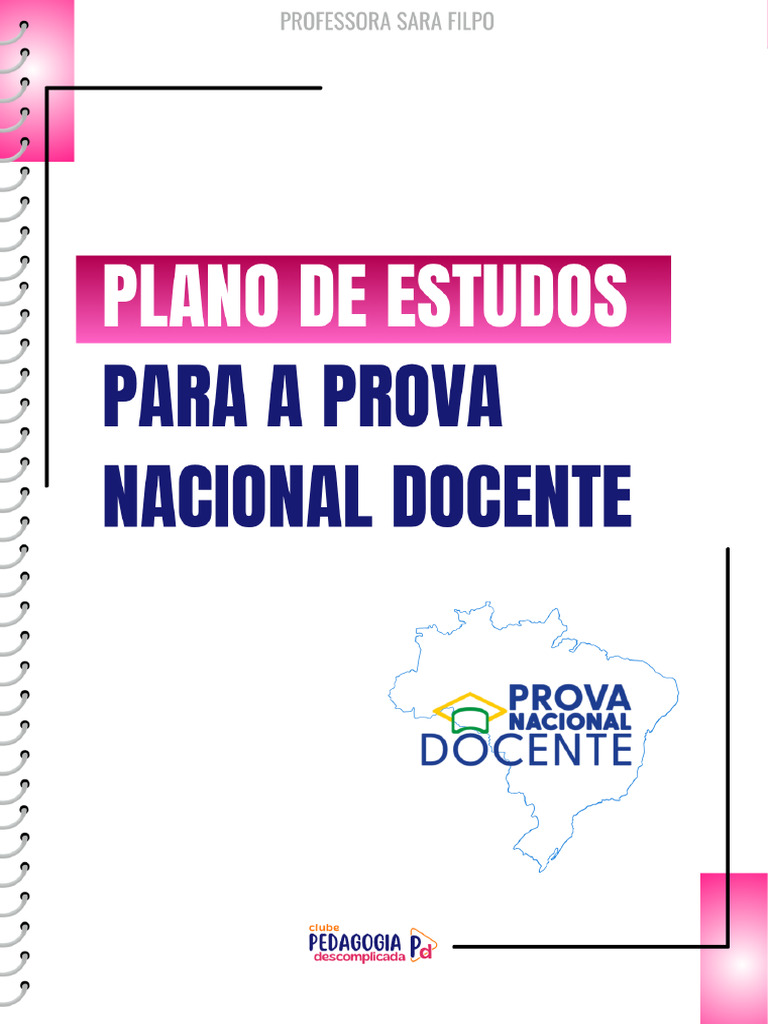 Plano de Estudos para Concurso PND | PDF | Pedagogia | Aprendizado