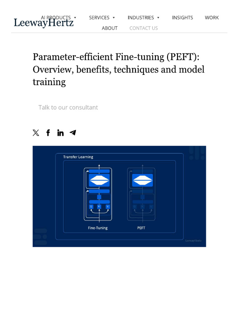 Parameter-Efficient Fine-Tuning (PEFT) | PDF