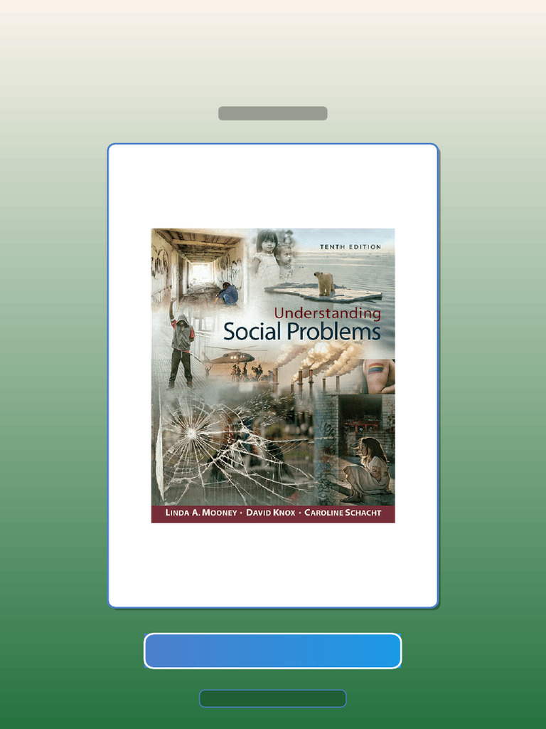 Understanding Social Problems 10th Edition Linda a Mooney E-book ...